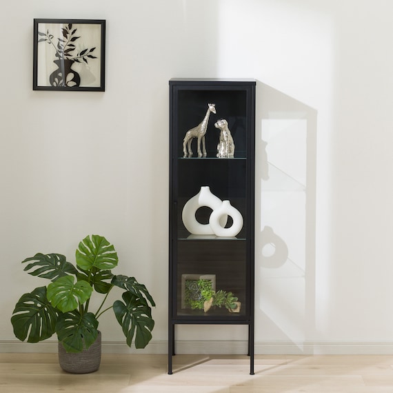 ガラスコレクションケース(AN001 BK) 2枚目画像