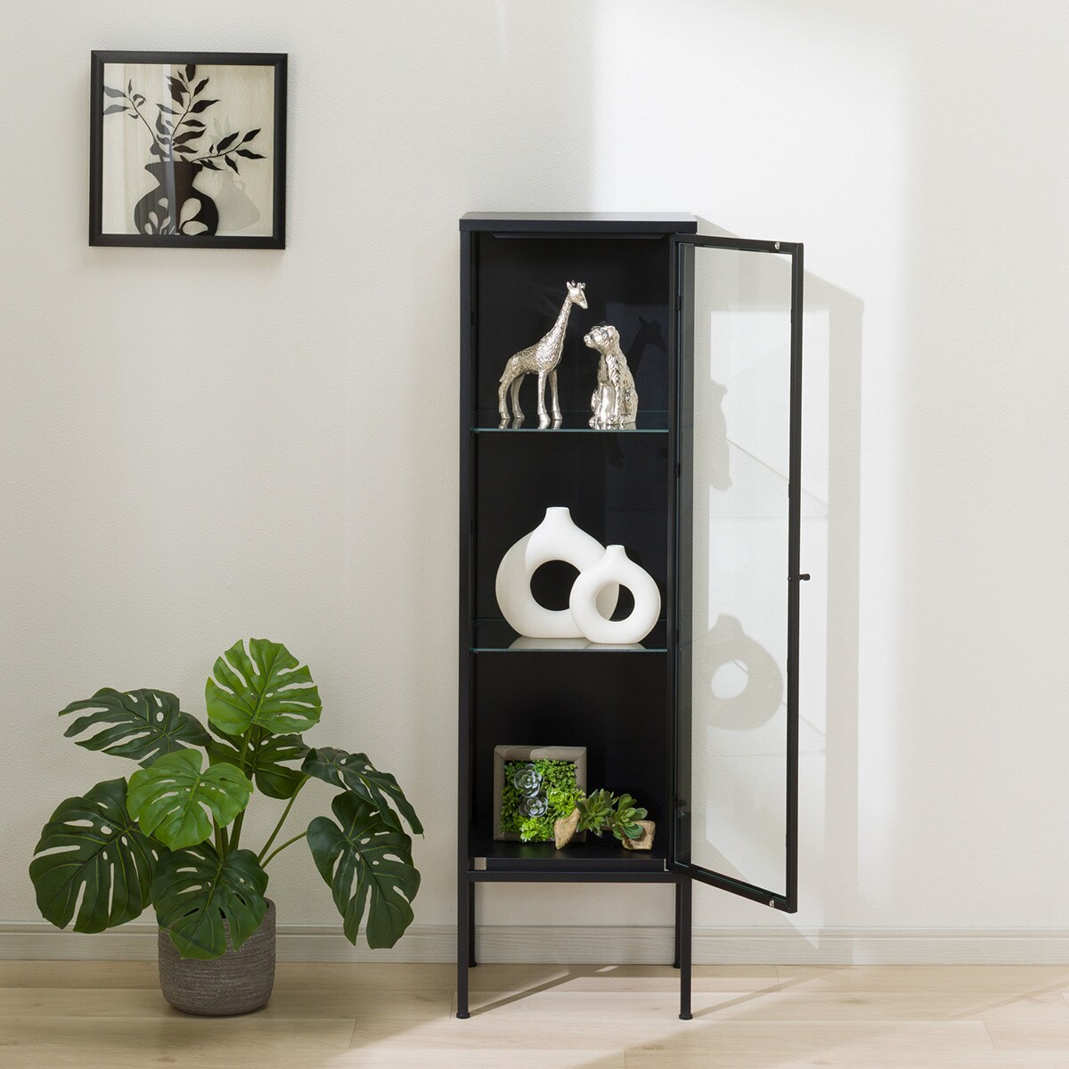 ガラスコレクションケース(AN001 BK) | ニトリネット【公式】 家具