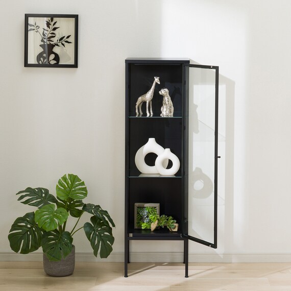 ガラスコレクションケース(AN001 BK) 3枚目画像