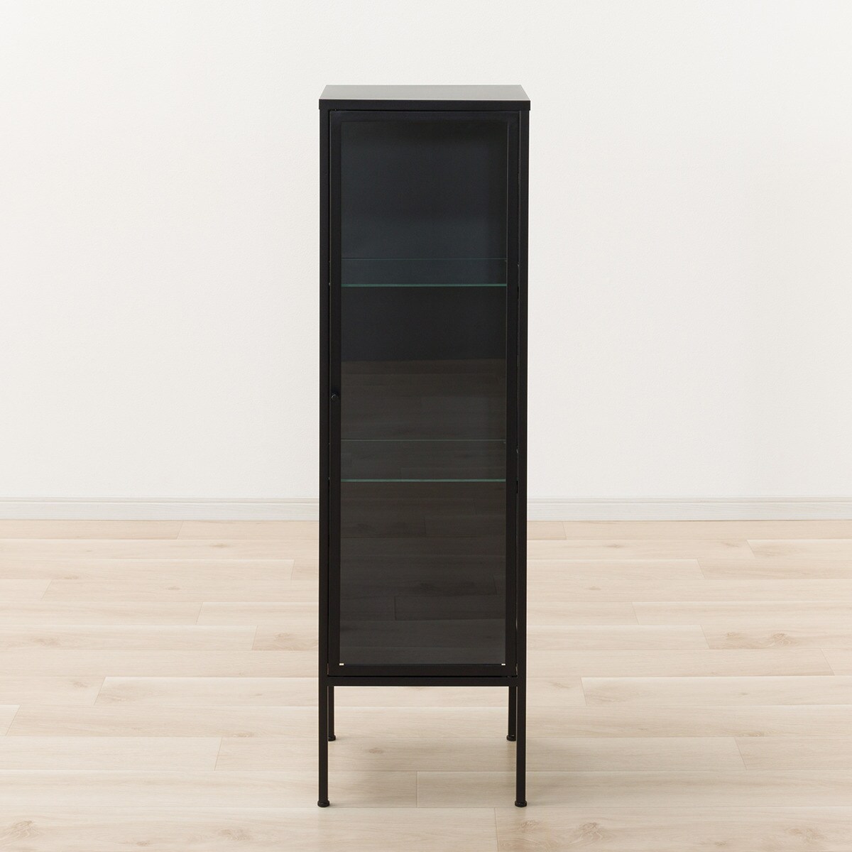 ガラスコレクションボックス　ＢＫ　コレクションケース　ブラック　黒 通常WEB価格7980円】ガラスコレクションボックス BK【別送品