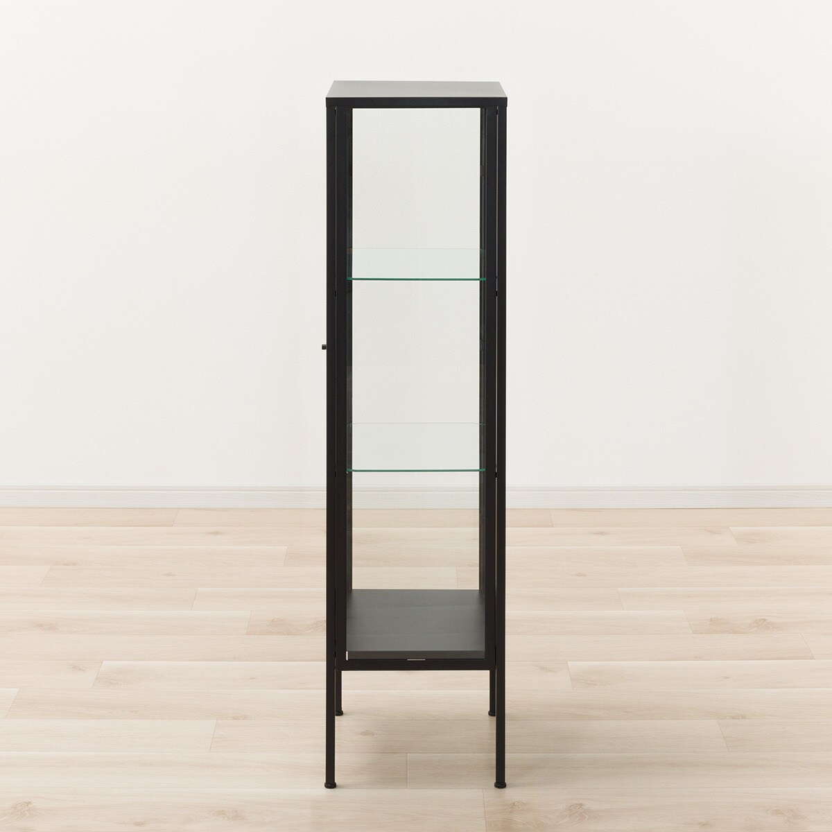 美しいガラスケース✨黒 楽天市場】【送料無料_c】ガラス ディスプレイケース 3段 ワイド