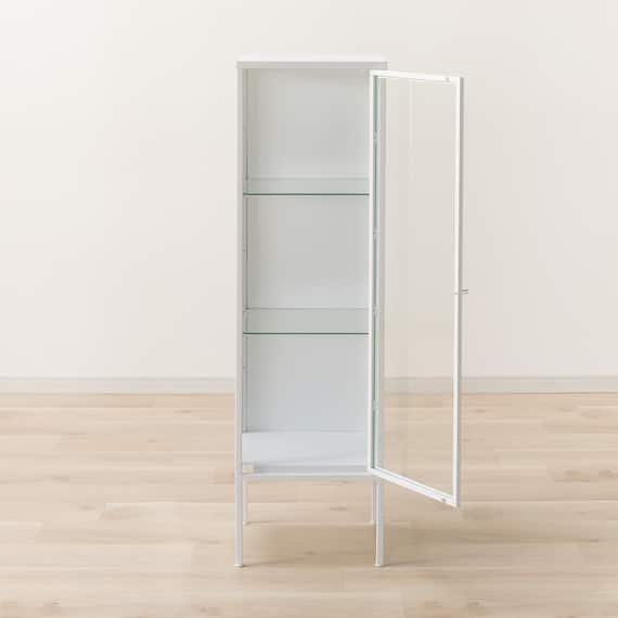 ガラスコレクションケース(AN001 WH) 5枚目画像