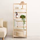 天然木折りたたみラック (4段) 1枚目画像