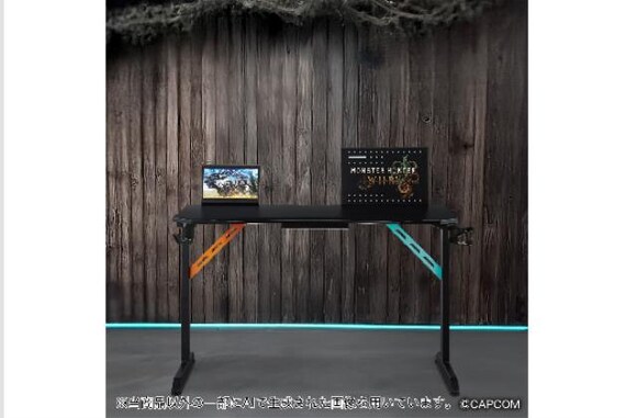 モンスターハンターコラボデスク ワイルズ 2枚目画像