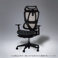 オフィスチェア(OC707 スモールサイズ エラストマーメッシュ BK)