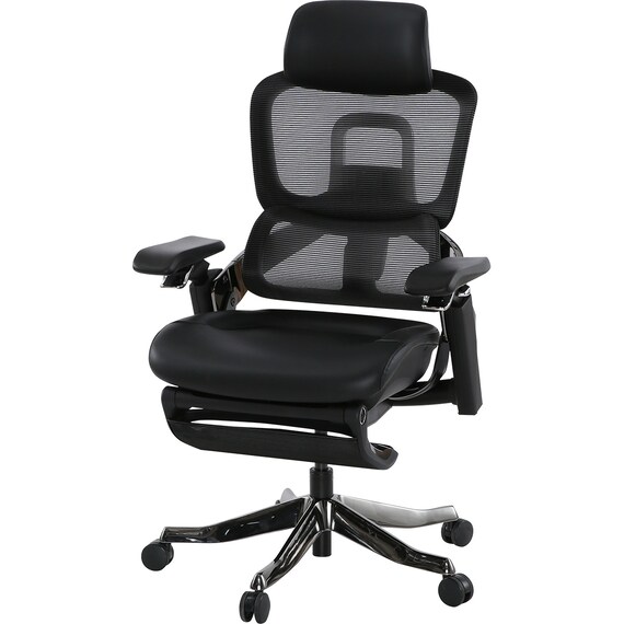 ハイパフォーマンスオフィスチェア(OC908 革 BK) 1枚目画像