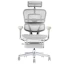 ワークチェア(エルゴヒューマン EHP2 LPLDR GY/WH) 3枚目画像