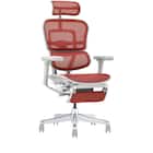 ワークチェア(エルゴヒューマン EHP2 LPLDR GY/RD) 2枚目画像