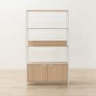 フリーシェルフ扉ユニット付き(CW752 1584 NA/WH) 2枚目画像