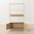 フリーシェルフ扉ユニット付き(CW752 1584 NA/WH) 3枚目画像