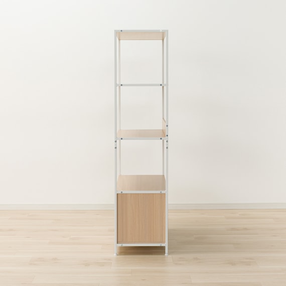 フリーシェルフ扉ユニット付き(CW752 1584 NA/WH) 4枚目画像