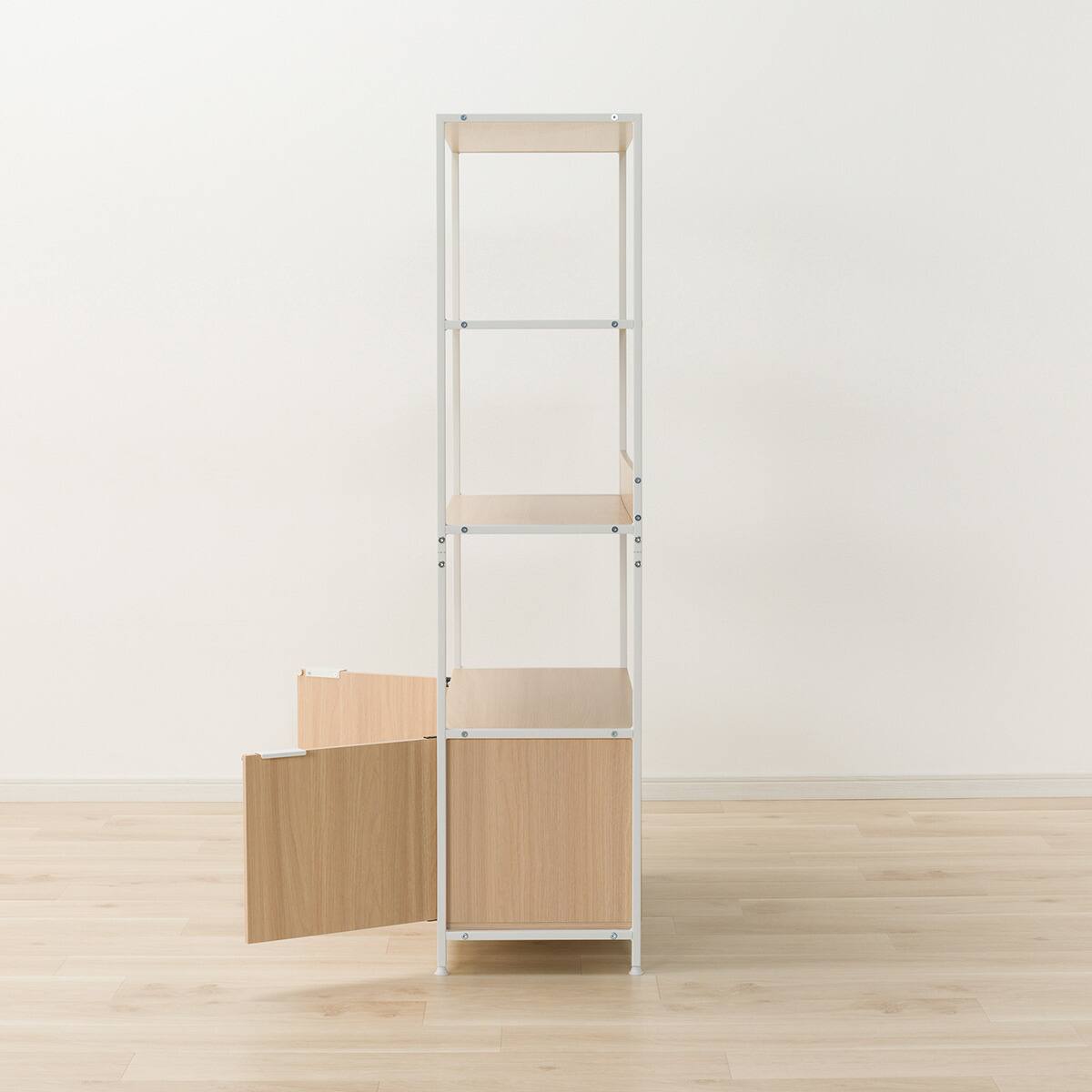 フリーシェルフ扉ユニット付き(CW752 1584 NA/WH) | ニトリネット