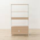 フリーシェルフ扉ユニット付き(CW752 1584 NA/WH) 6枚目画像