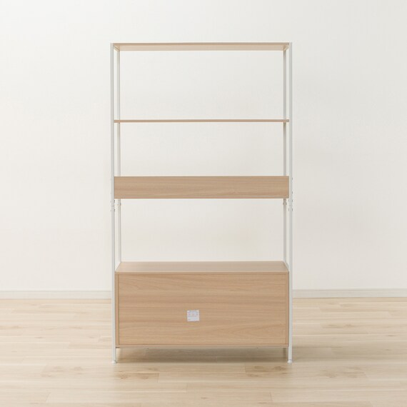 フリーシェルフ扉ユニット付き(CW752 1584 NA/WH) 6枚目画像