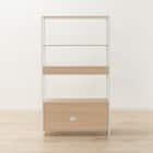 フリーシェルフ扉ユニット付き(CW752 1584 NA/WH) 6枚目画像