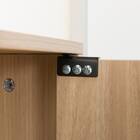 フリーシェルフ扉ユニット付き(CW752 1584 NA/WH) 12枚目画像