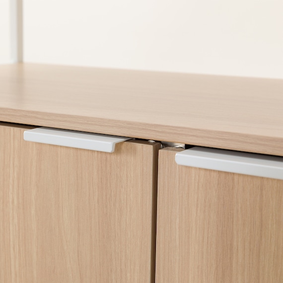 フリーシェルフ扉ユニット付き(CW752 1584 NA/WH) 13枚目画像