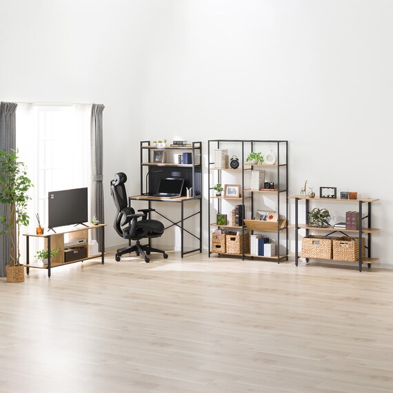 フリーシェルフ(KP504 1080 LBR/BK) 16枚目画像