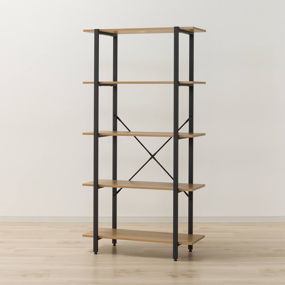 フリーシェルフ(KP505 1580 LBR/BK) | ニトリネット【公式】 家具
