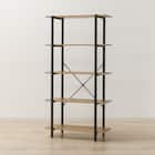 フリーシェルフ(KP505 1580 LBR/BK) 3枚目画像