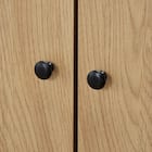 フリーシェルフ扉ユニット付き(KP506 1580 LBR/BK) 12枚目画像