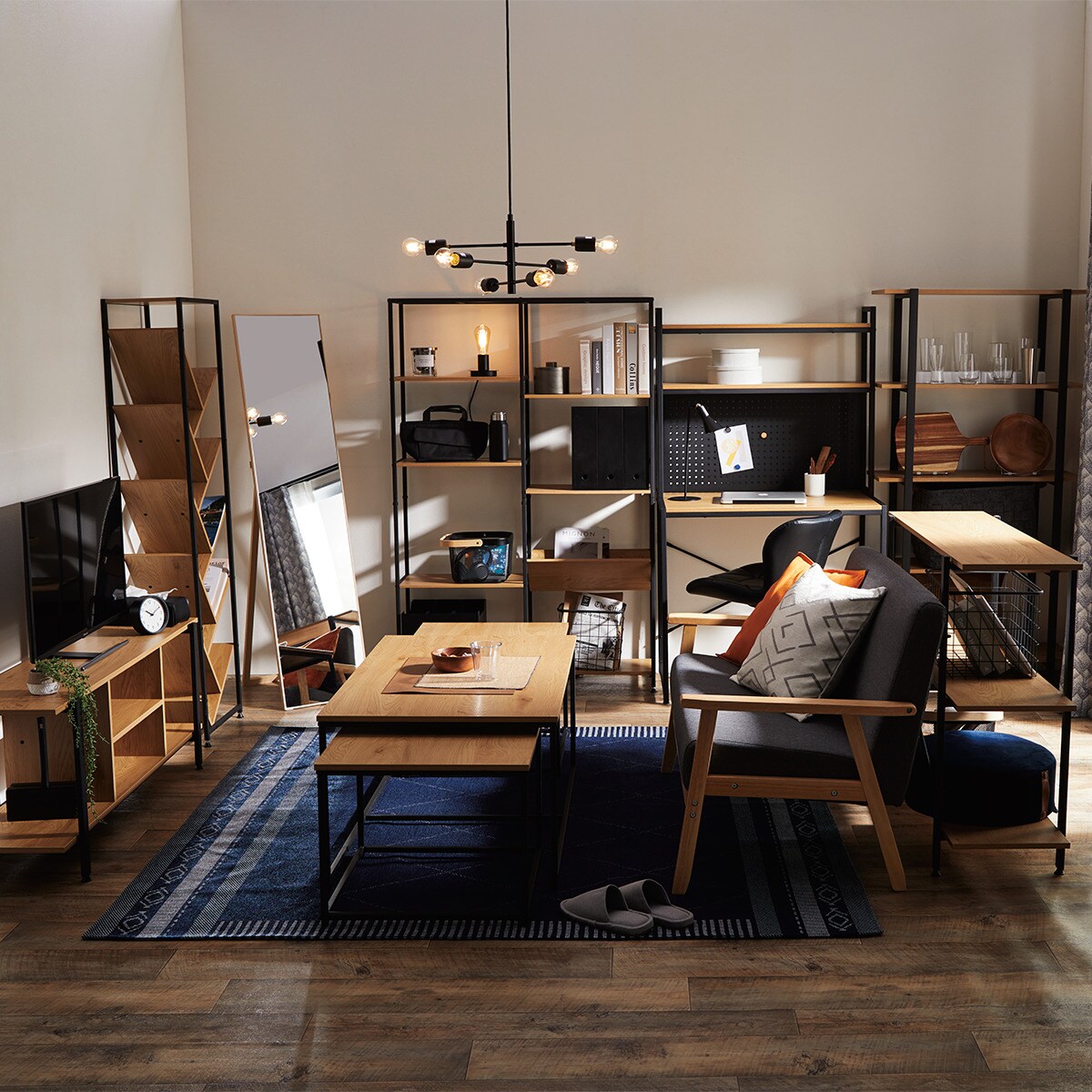 ブックシェルフ ニトリ（NITORI） ブックシェルフ(KP507 1440 LBR/BK) : ニトリ Yahoo