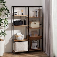 オープンシェルフ(KP508 1510 LBR/BK)