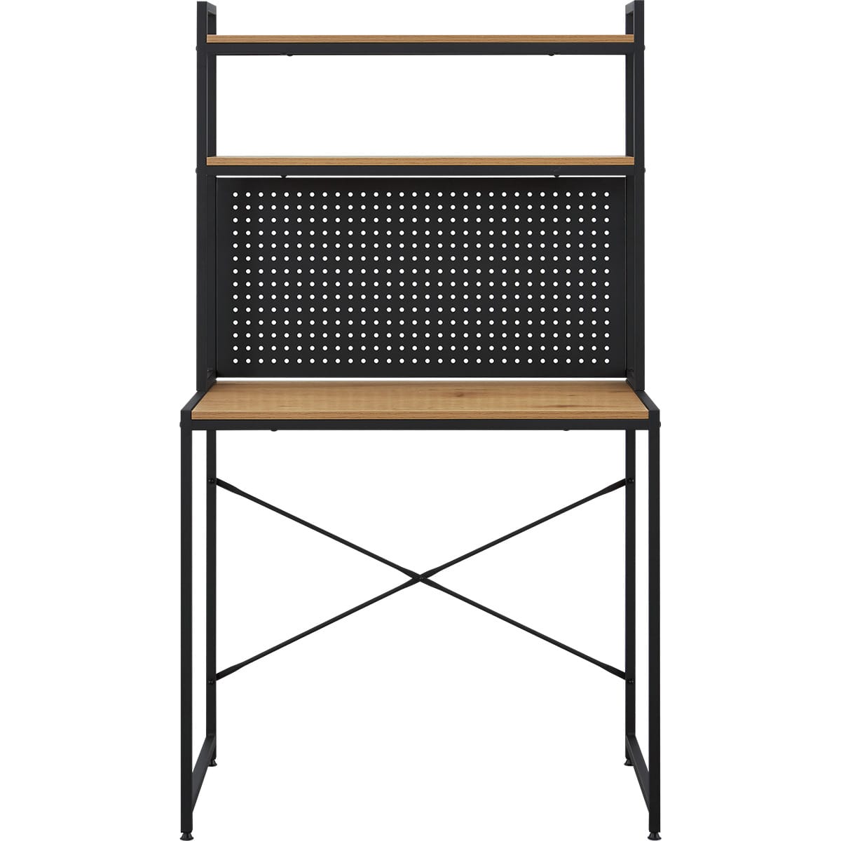 省スペースデスク(KP510 LBR/BK) | ニトリネット【公式】 家具