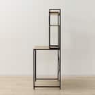 省スペースデスク(KP510 LBR/BK) 8枚目画像