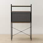 省スペースデスク(KP510 LBR/BK) 9枚目画像