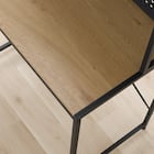 省スペースデスク(KP510 LBR/BK) 12枚目画像