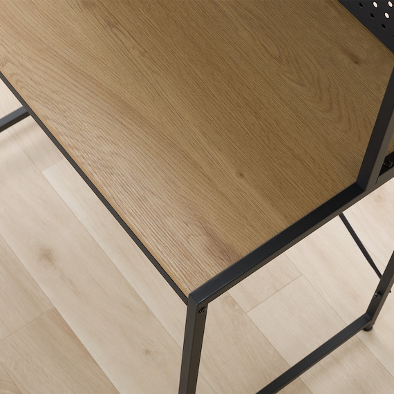 省スペースデスク(KP510 LBR/BK) 12枚目画像