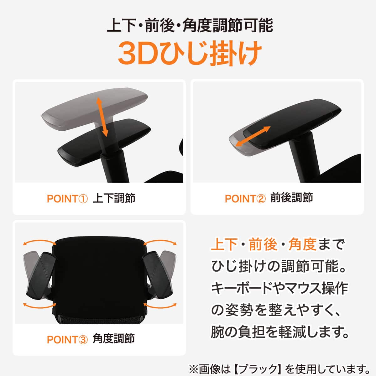 オフィスチェア(OC707 スモールサイズ ポケットコイル BK) | ニトリ