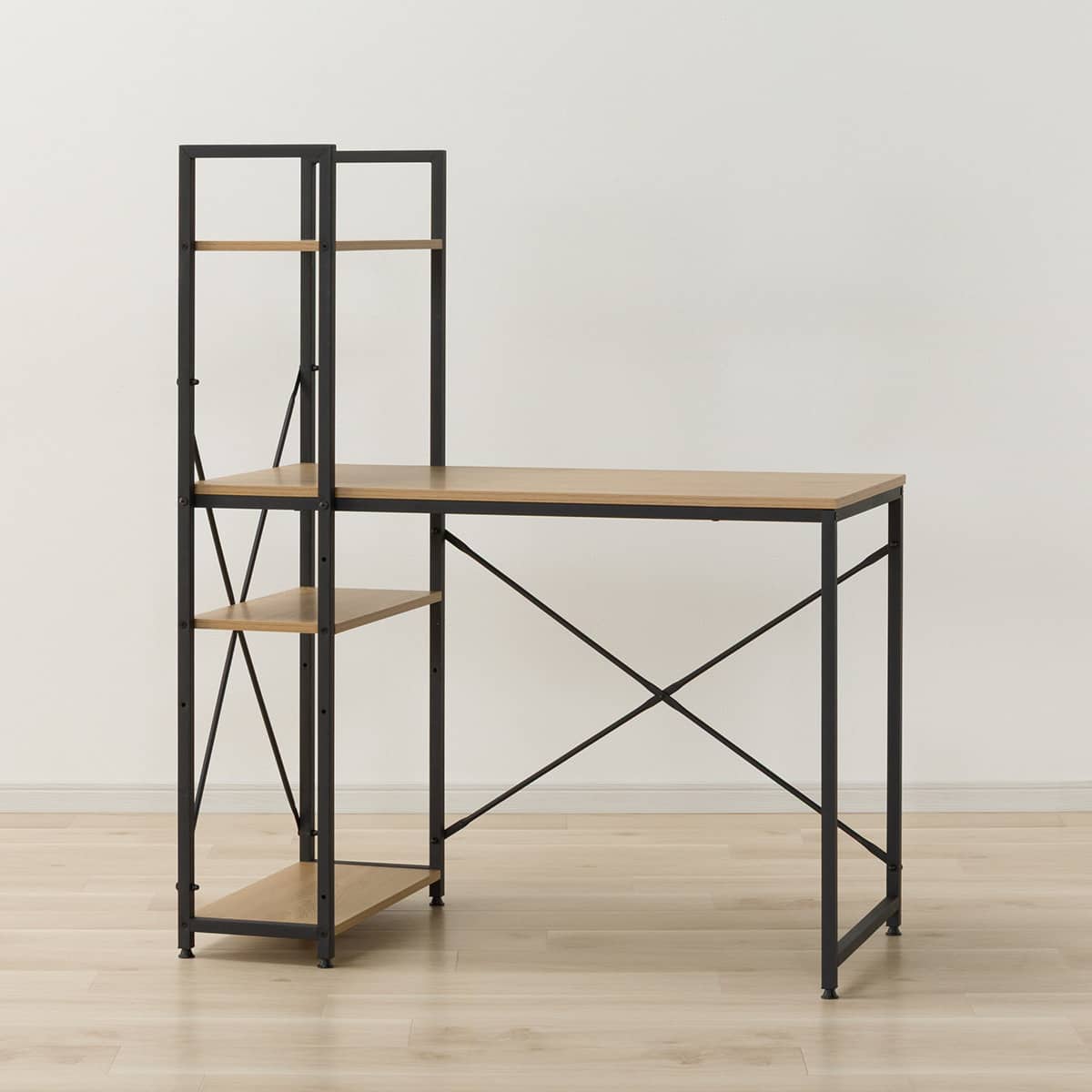 システムデスク(KP509N LBR/BK) | ニトリネット【公式】 家具