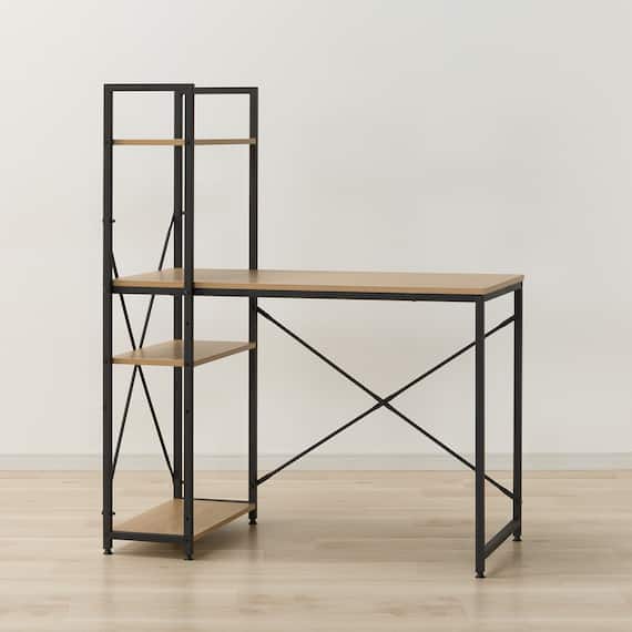 システムデスク(KP509N LBR/BK) 4枚目画像