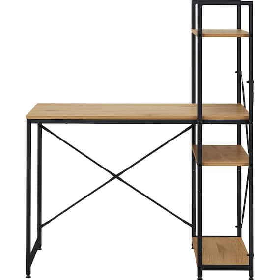 システムデスク(KP509N LBR/BK) 5枚目画像