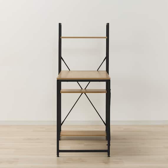 システムデスク(KP509N LBR/BK) 6枚目画像