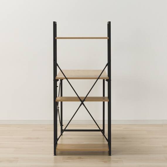 システムデスク(KP509N LBR/BK) 7枚目画像