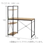 システムデスク(KP509N LBR/BK) 14枚目画像