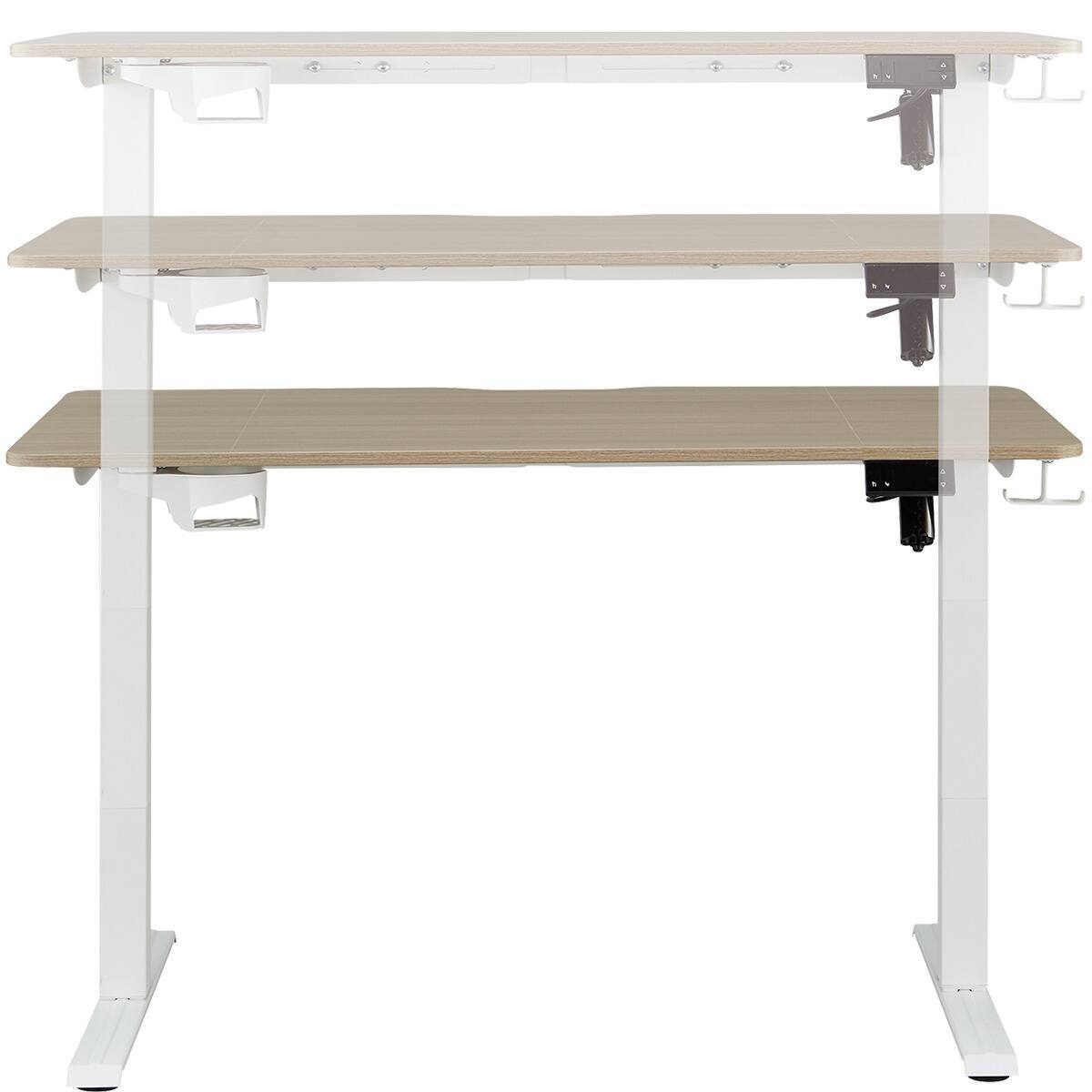 電動デスク(UP009 1260 GW/WH) | ニトリネット【公式】 家具
