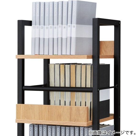 回転コミックラック(KN304 LBR) 4枚目画像