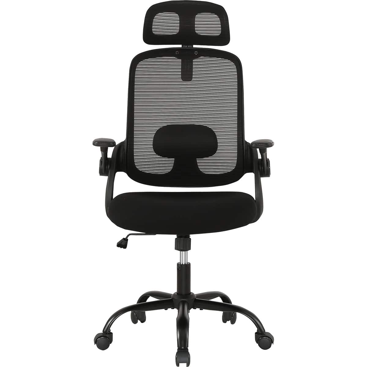 ニトリ ワークチェア 幅68㎝ デスクチェア キャスター付き 昇降 可能 OAチェア PCチェア  椅子 イス 黒 ブラック 札幌 厚別店 オフィスチェア(OC402 BK) | ニトリネット【公式】 家具・インテリア通販