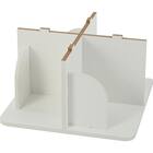 回転コミックラック(GB400 追加 1段 WH) 1枚目画像