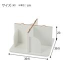 回転コミックラック(GB400 追加 1段 WH) 2枚目画像