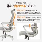 オフィスチェア(OC524 GY) 3枚目画像