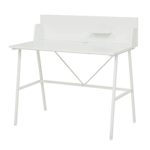 デスク(パネル付き OM002 WH) 2枚目画像