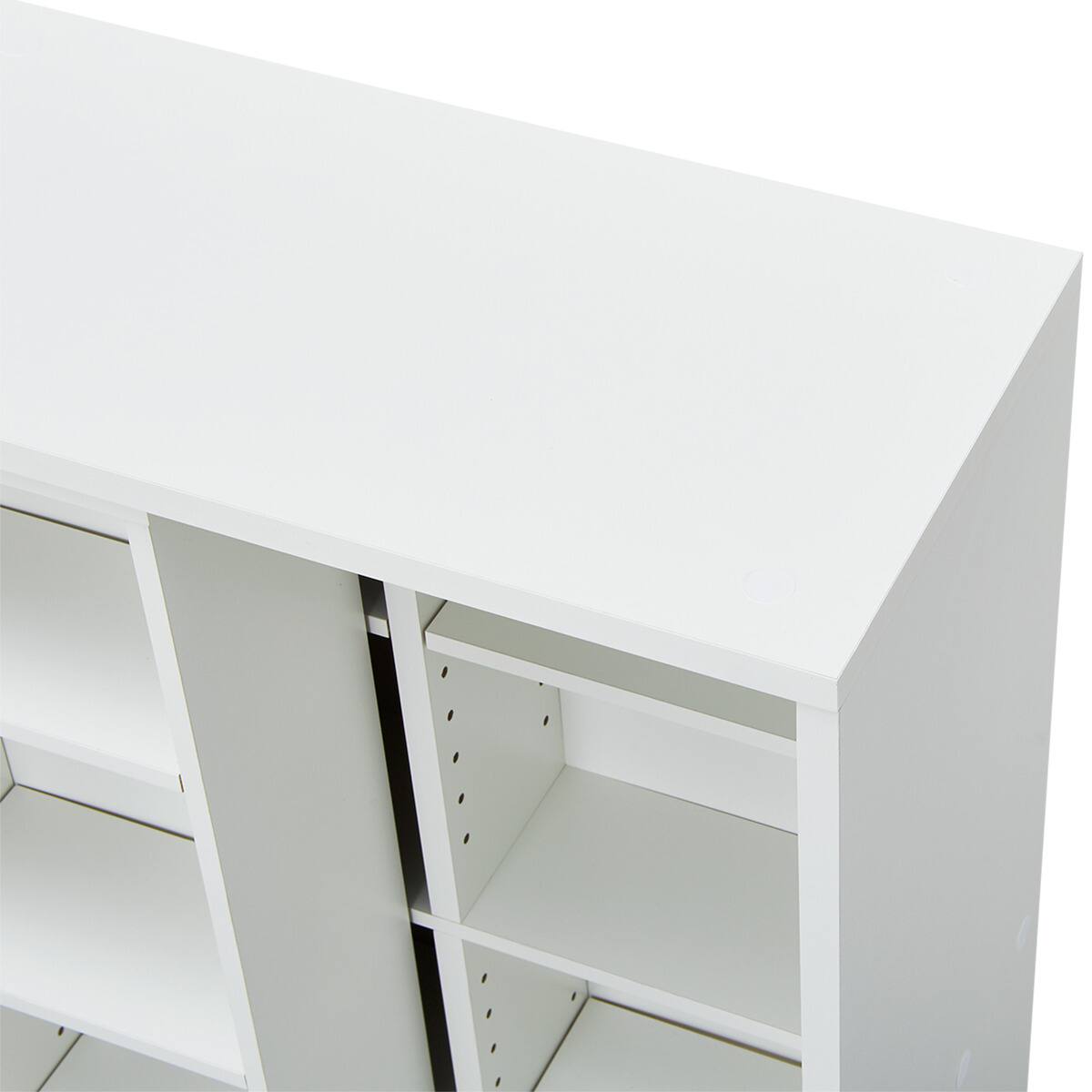 スライド書棚(SR206 9060 WH) | ニトリネット【公式】 家具