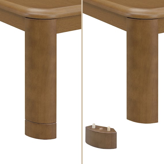 オールシーズン使える継ぎ脚こたつ(幅120cm BR) 2枚目画像