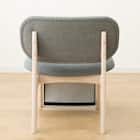 傷・汚れに強いファブリック 1人用こたつチェア(NSF23 WW/GY) 8枚目画像