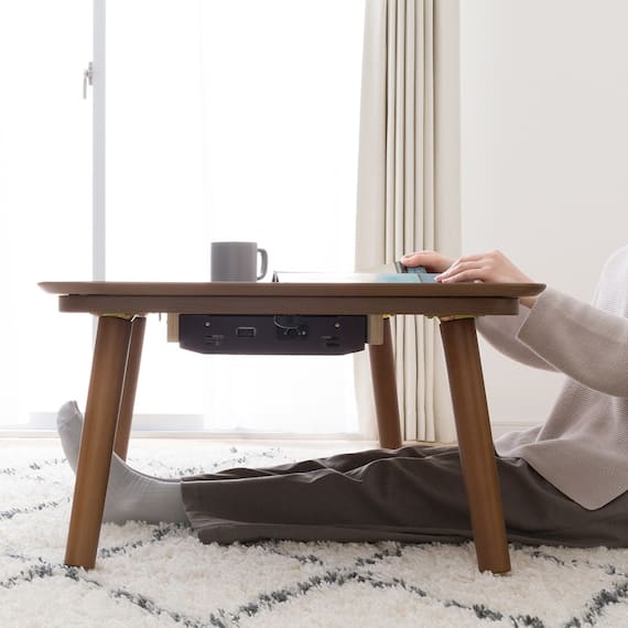 高さが変えられる2Wayこたつテーブル(NV02 105 MBR) 21枚目画像